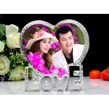 Beautiful and Color Printing Crystal Glass Photo Frame